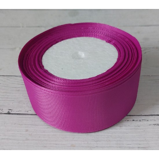 ОПТ Лента репсовая 4 см*20 ярдов цв. фуксия